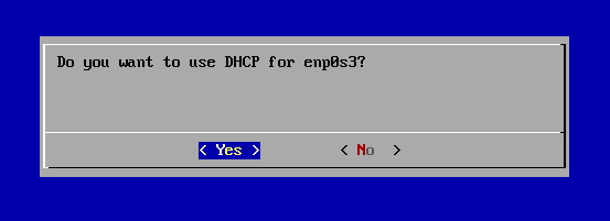 DHCP設定