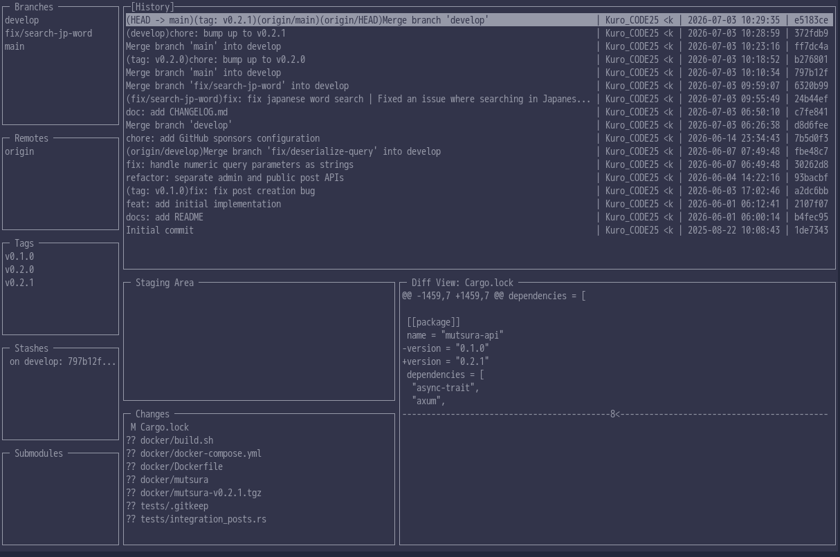 giterm screen image